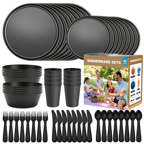 40-Piece RV Camping Dinnerware Set