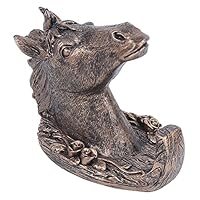 Fydun Cute Retro Horse, Animal Shape Wall Hanging Hook Coat Hat Clothes Goat Home Bathroom Whimsical Coat Hooks Rack Hooks Decoration for Bedroom Office Shape (Horse (Antique