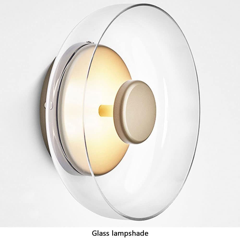 Luxus wandleuchten Kreative Glas Wohnzimmer Sofa Wandleuchte Schlafzimmer Nacht Dekorative Wandleuchte Nordic Studie Leselampe Haushalt Indoor Wandleuchte Nacht Hardware Beleuchtung(White Light
