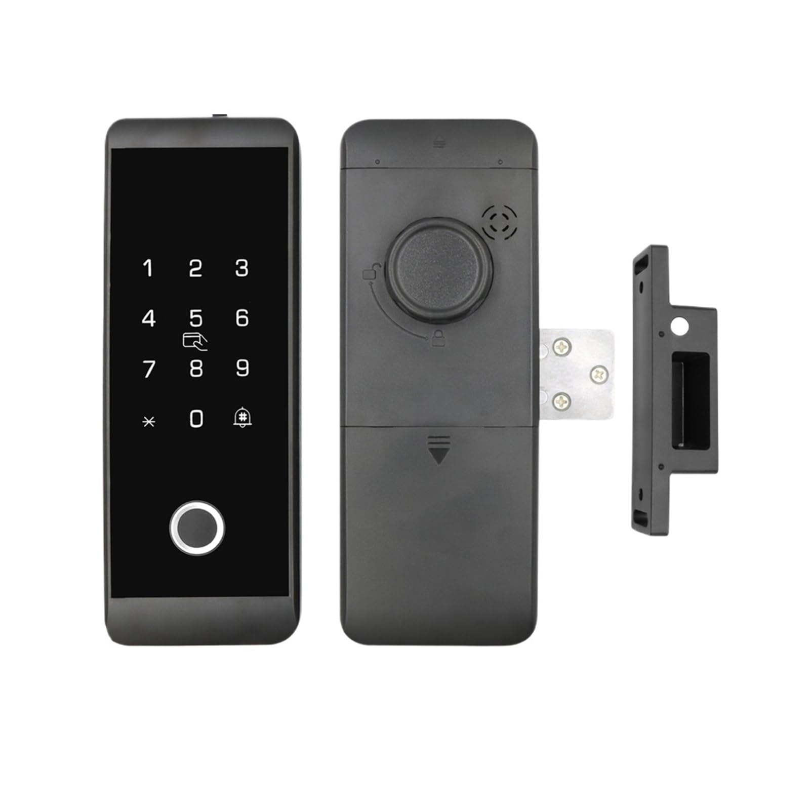 DIGNIFE Smart Door Lock, Bluetooth Smart Door Lock Fingerprint Card Password Remote Unlock Alarm Electronic Lock