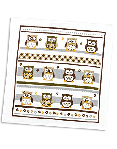 Kracht Cucina Asciugamano 50 x 50 cm, Motivo Gufo