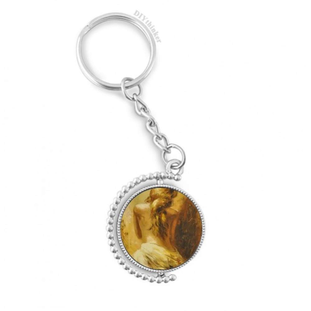 Porte-clés rotatif blonde retour bébé keyholder multicolore