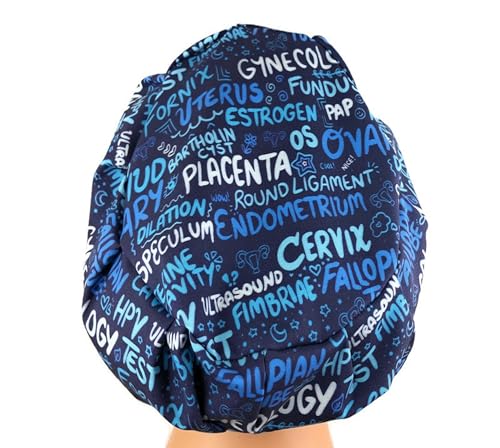 Gorro quirúrgico azul para enfermería miniatura 2