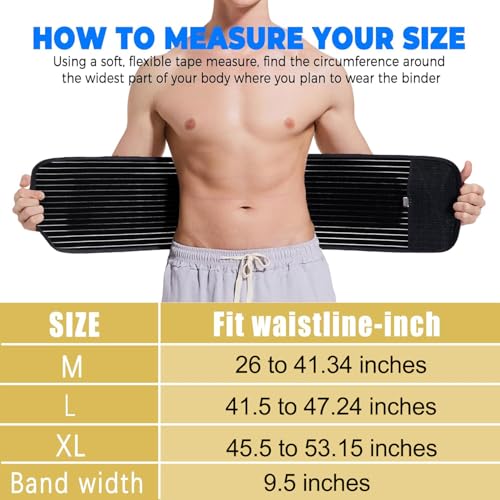Faja abdominal ajustable para hombre talla grande miniatura 6
