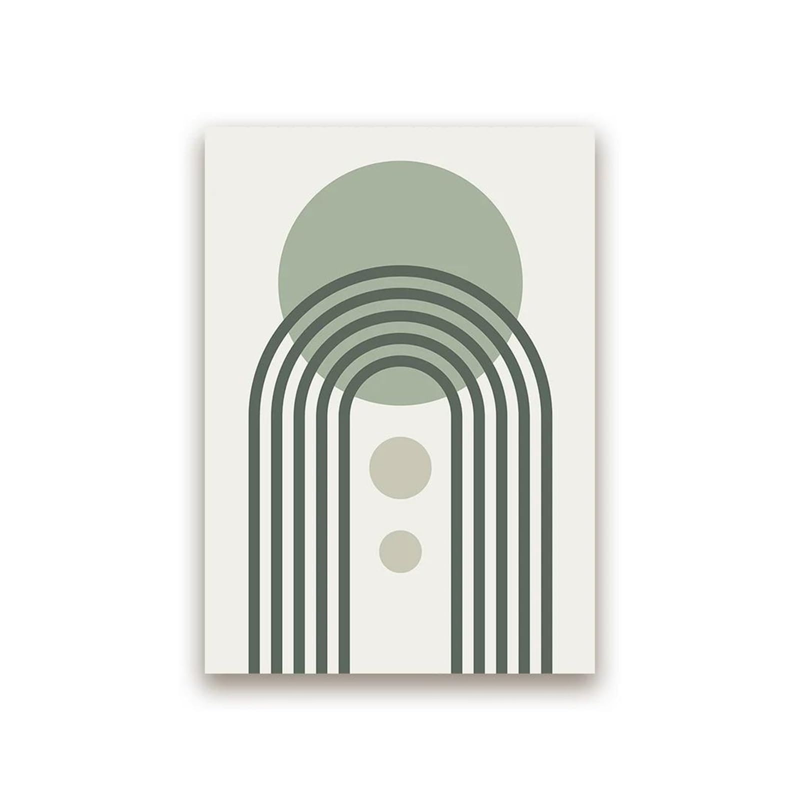 Cuadro sobre lienzo para renovar paredes vacías con diseño geométrico abstracto de 30x45cm