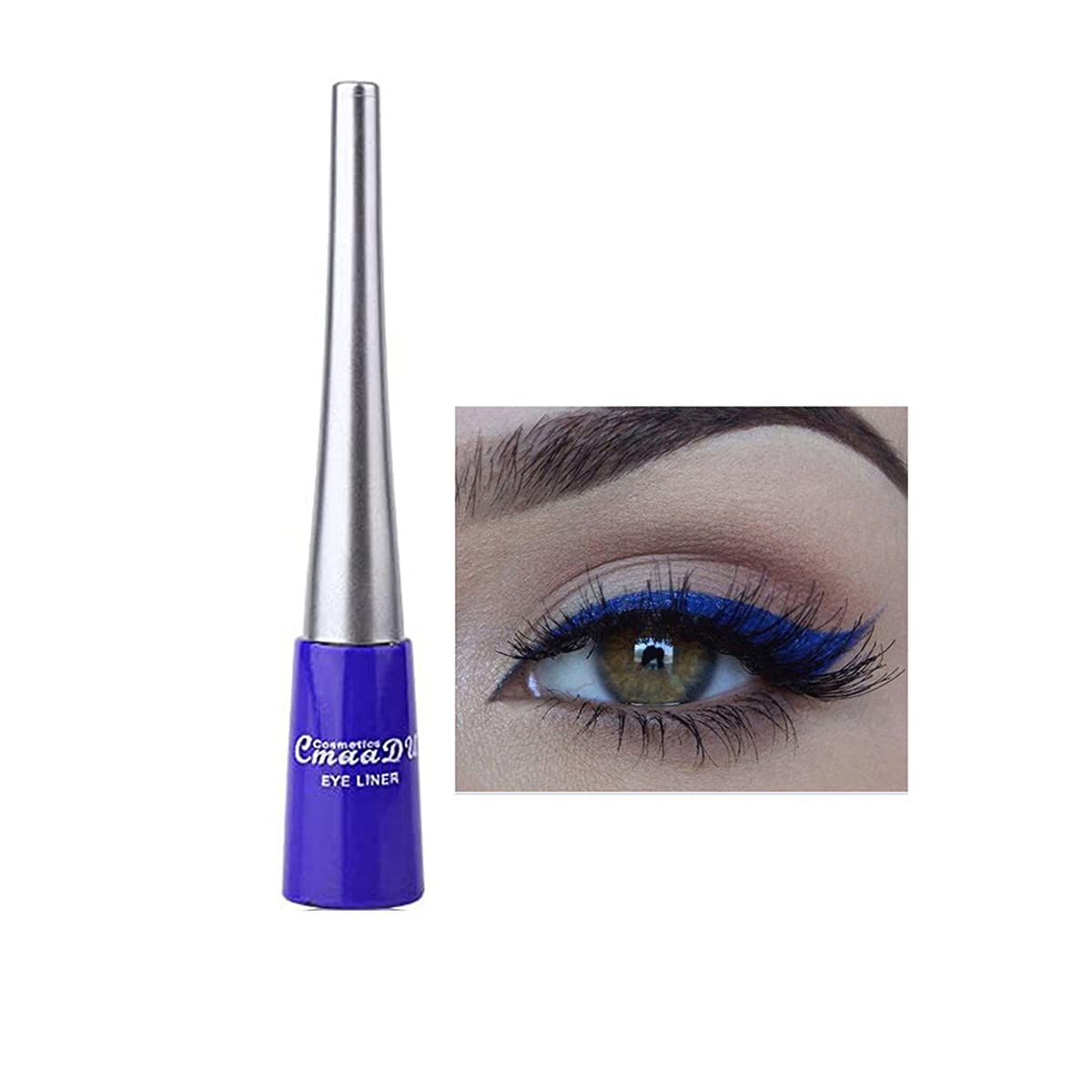 OCHILIMA Matte Liquid Eyeliner - Long Lasting Waterproof Gel Eyeliner Pen With High Pigment for Women and Girls (12# Blue)