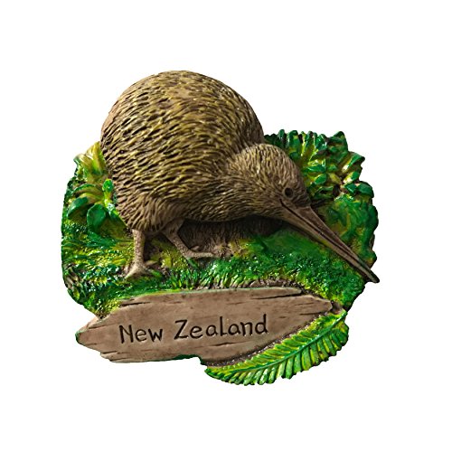 MUYU Magnet Imán de nevera 3D Kiwi Bird de Nueva Zelanda, adhesivo de viaje, decoración para el hogar y la cocina