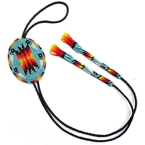 La Vivia Handmade Beaded Bolo Tie Cover