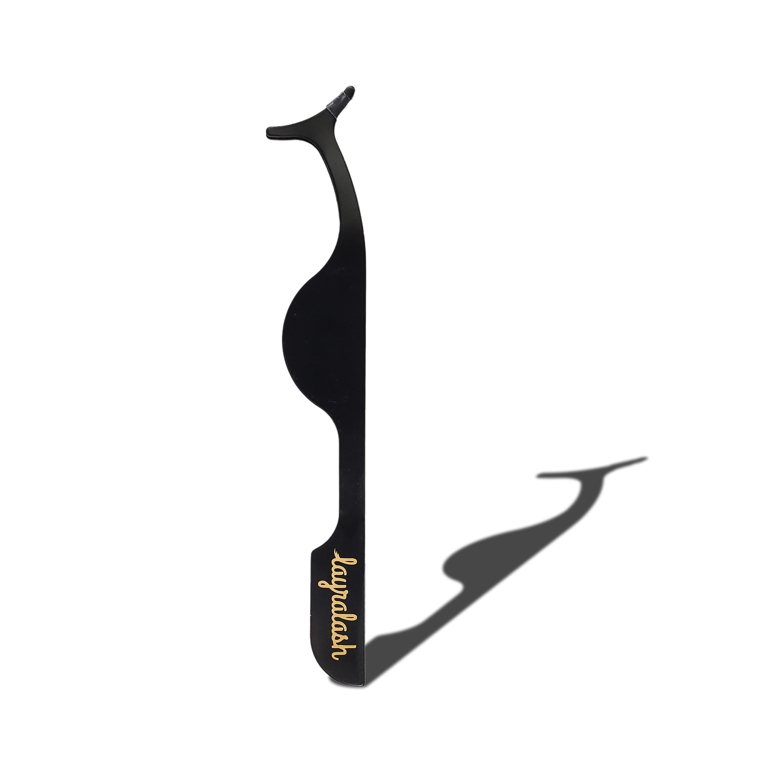 False eyelash applicator, eyelash extension tweezers for easy application and removal of magnetic eyelashes - Adjust and repair your eyelashes (Black)