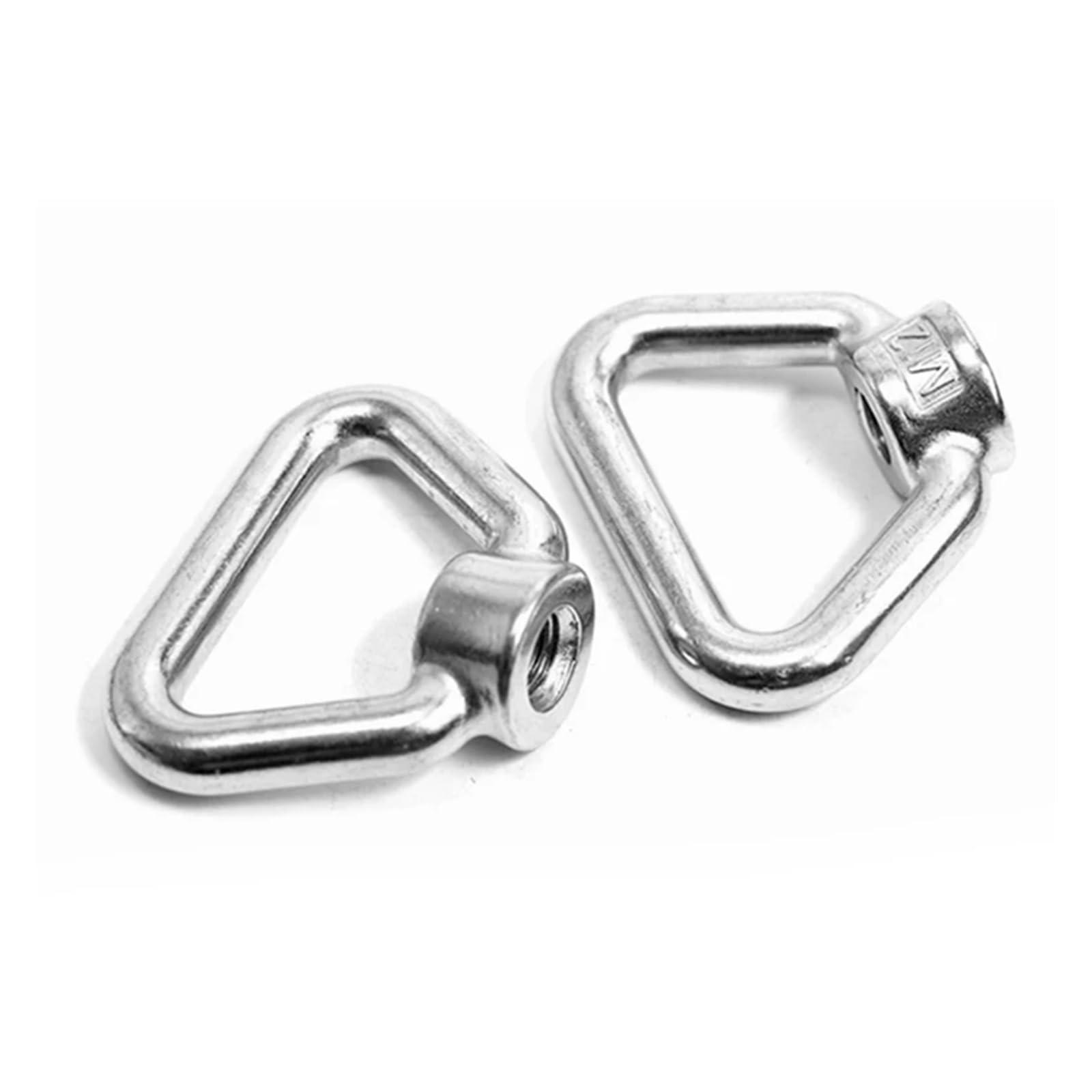 Pernos de ojo, pernos de ojo resistentes, tuerca de anillo triangular 2 piezas M8-M24 Tuercas roscadas con forma de anillo Marine 304 Acero inoxidable Anillos de tuerca de ojo de elevación Pernos Triá