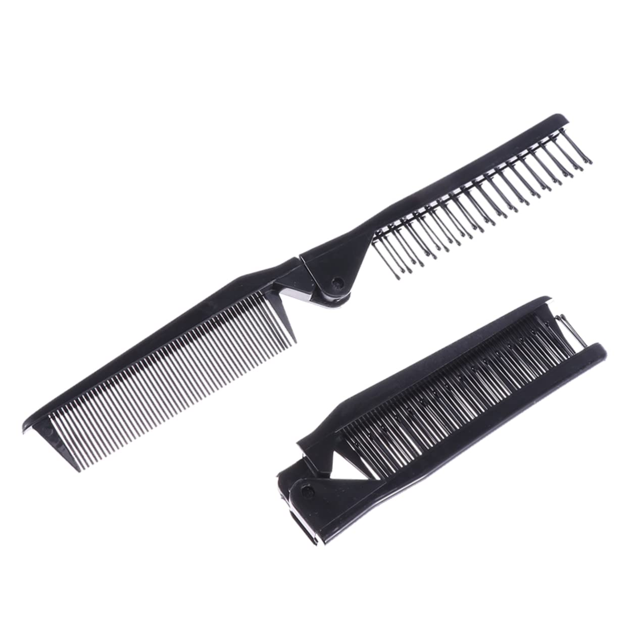 Pettine Antistatico In Plastica A Denti Larghi E Stretti 17 Cm – Per Parrucchieri E Hotel, Bianco