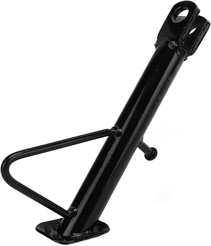 Miniatura 9 de VBESTLIFE Soporte lateral para motocicleta, soporte lateral de acero inoxidable antideslizante para estacionamiento, estructura estable triangular