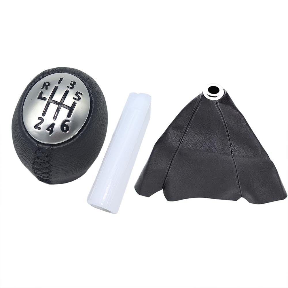 QVQOJCTH Auto Accessory 6 Speed Gear Shift Knob for Renault Laguna II 2001-2008(Type A)