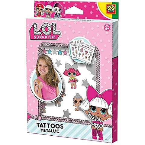 SES Creative 14192 L.O.L. Surprise L.O.L Metallic, Bunte Tattoos Cover