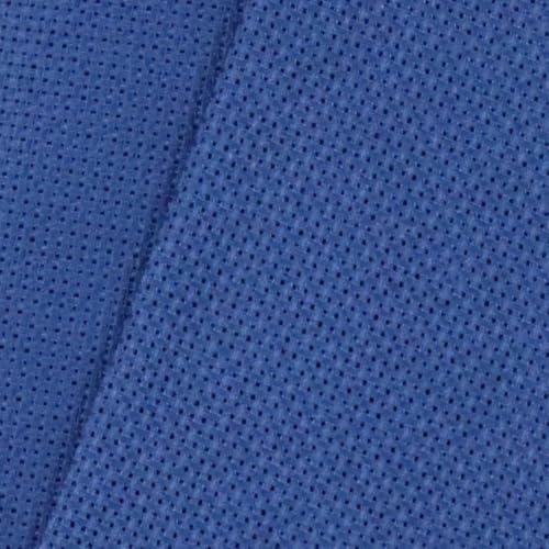 Image of KCS 59 inch x one Yard (93cmx149cm) 18 Count Cotton Aida Cloth Cross Stitch Fabric (Jeans Blue)