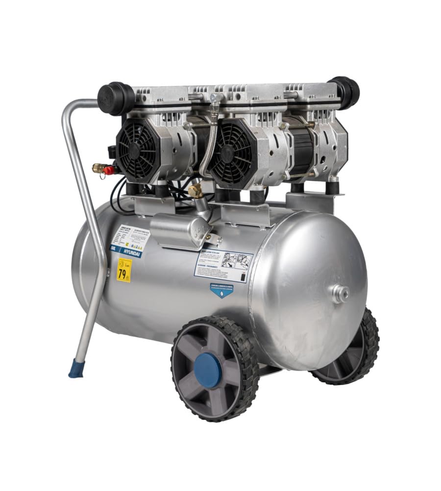 Hyundai 65706 - Compressore Senza Olio 50 L