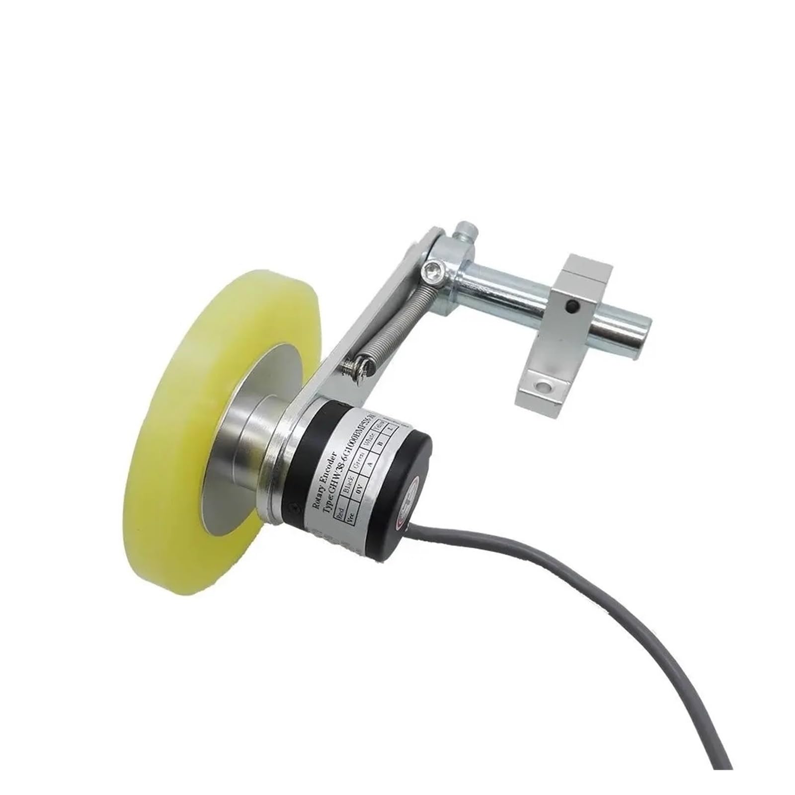 Czujnik enkodera do kół tekstylnych z cyfrowym pomiarem długości i odległości, obwód 200 mm, 1000 ppr, NPN R Push Pull PNP 5 12 24 V DC(Line Driver)