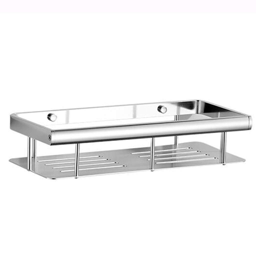 Estante De baño Almacenamiento De baño, Estante De Inodoro De Aluminio Espacial Estante De baño Soporte para Carrito De Ducha sin Perforación Montado En La Pared （Tamaño: 35 * 15 * 7 Cm (Co