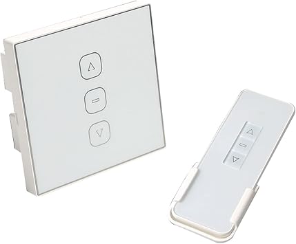 Electric Window Opener, DC24V, Window Control System - Automatic Chain Motorized Opener for Casement Windows, Skylights, Roof Vent, Stroke 300mm, 400mm, 500mm, 600mm, Torque 600N Size Remote+Wall