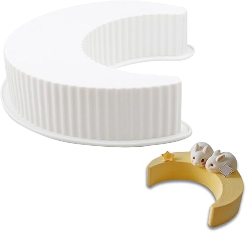 Miniatura 13 de Molde redondo de silicona, molde antiadherente para hacer golosinas de chocolate, pan, mousse, gelatina, 7.6 x 7.6 pulgadas