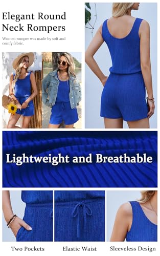 33% Off Ekouaer Women's Casual Romper - Sleeveless & Pockets - Image 6