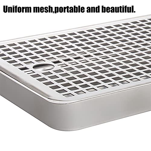 Bandeja recogegotas de Acero Inoxidable: instalación giratoria, no Requiere desagüe, Bares domésticos, minineveras y encimeras de Cocina. Fácil de Limpiar y a Prueba de derrame