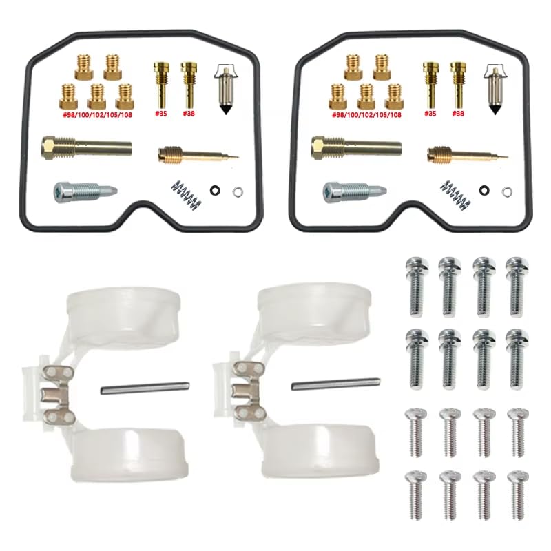 Kit de reconstrucción de carburador de motocicleta GPZ305 Belt Drive 1991-1994 305 cc