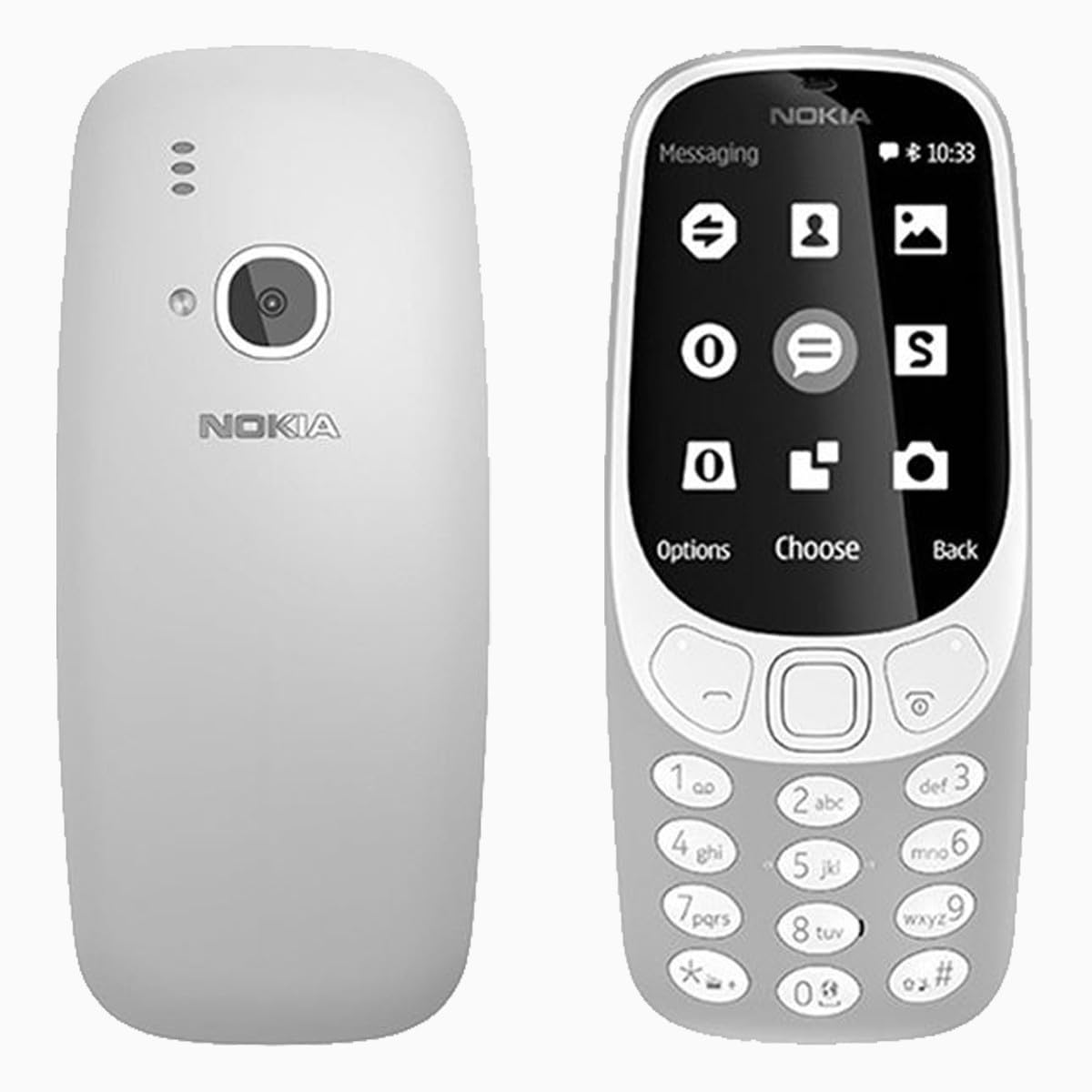 Nokia 3310 3G Telefon komórkowy, pami?? wewn?trzna 64 MB, 2MP, szary antracyt (Charcoal Grey) [W?ochy]