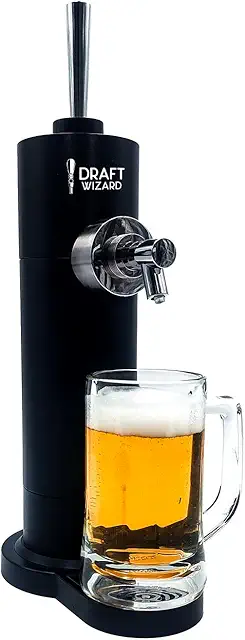 Black Beer Dispenser - Portable Patron Dispenser for Perfect Pouring