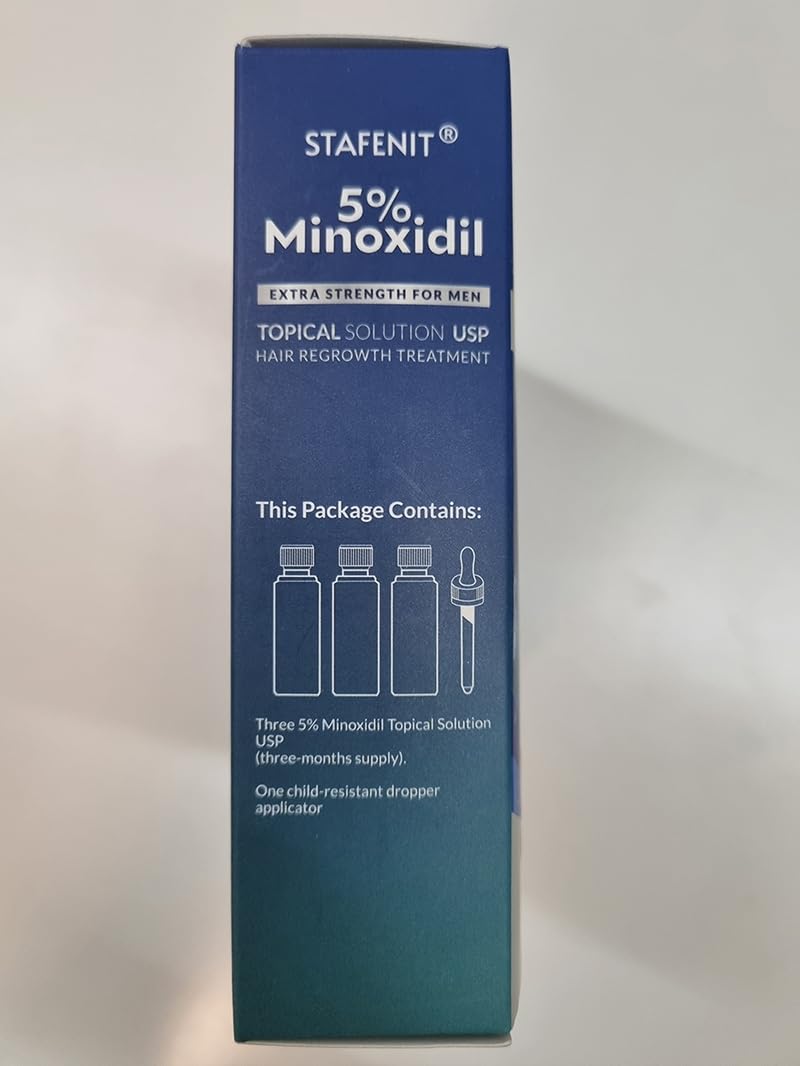 5% Minoxidil for Men and Women: Extra Strength Beard Regrowth Treatment with Minoxidil and Biotin for Thinning Loss to Grow Thicker Fuller 60ml