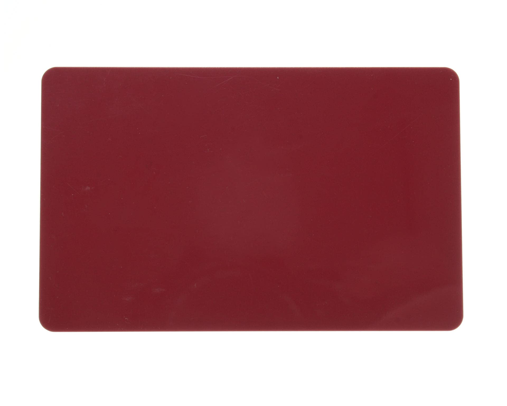 100 Matt Premium PVC Cards, Food Safe for Evolis, Pricecard Pro Flex, Magicard, Fargo, Zebra Card Printers… (Burgudy)