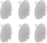 Vista 14 de Lámpara de techo empotrable LED de 12 voltios, luz de disco de 3 pulgadas, regulable 4 W 3500 K blanco cálido, luz interior de montaje empotrado