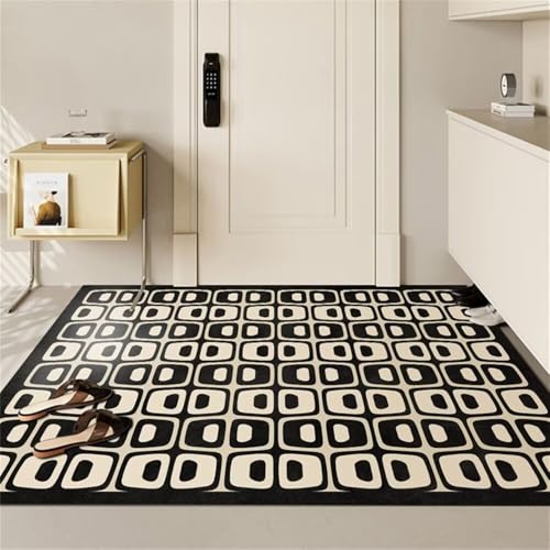 Tapis de forme géométrique 200x300cm doux pour salon familial