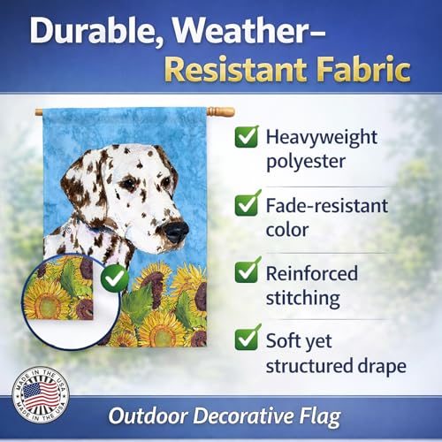 Drapeau dalmatien grand format SS4238CHF pour décoration extérieure - 6