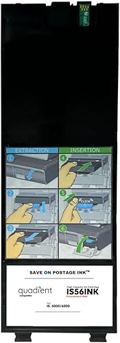 Hasler IM5000/IM6000 - Depósito de tinta roja compatible con IM56INK