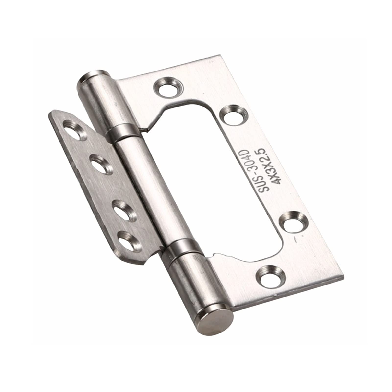 Charnière de porte intérieure en acier inoxydable ICOBES 100x71mm