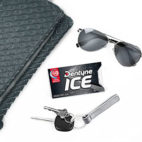 Dentyne Ice Arctic Chill Sugar Free Gum, 9 Packs of 16 Pieces (144 Pieces) | Chewing Gum, Perfect for Long Lasting Fresh Breath at School, Work & Travel - image 9