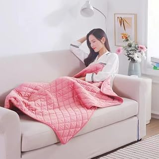 Throw Blanket,Flannel Fleece Soft Luxury Warm Bed Blanket All Season Plush Lightweight Blankets for Sofa,Machine Washable Blankets Fleeces 140*100cm Blankets low power USB heating blanket
