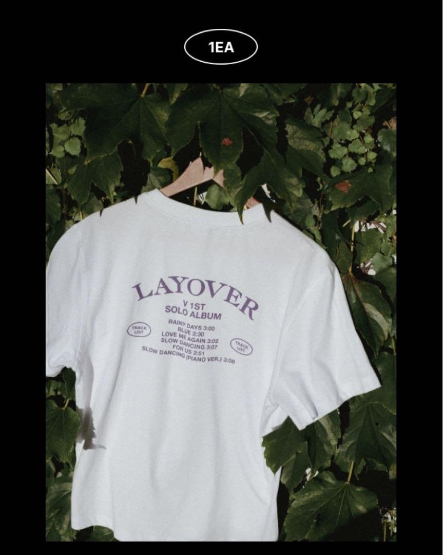 Amazon.co.jp: BTS V LAYOVER Tシャツ : おもちゃ