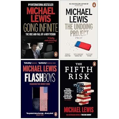 Michael Lewis Collection 4 Books Set