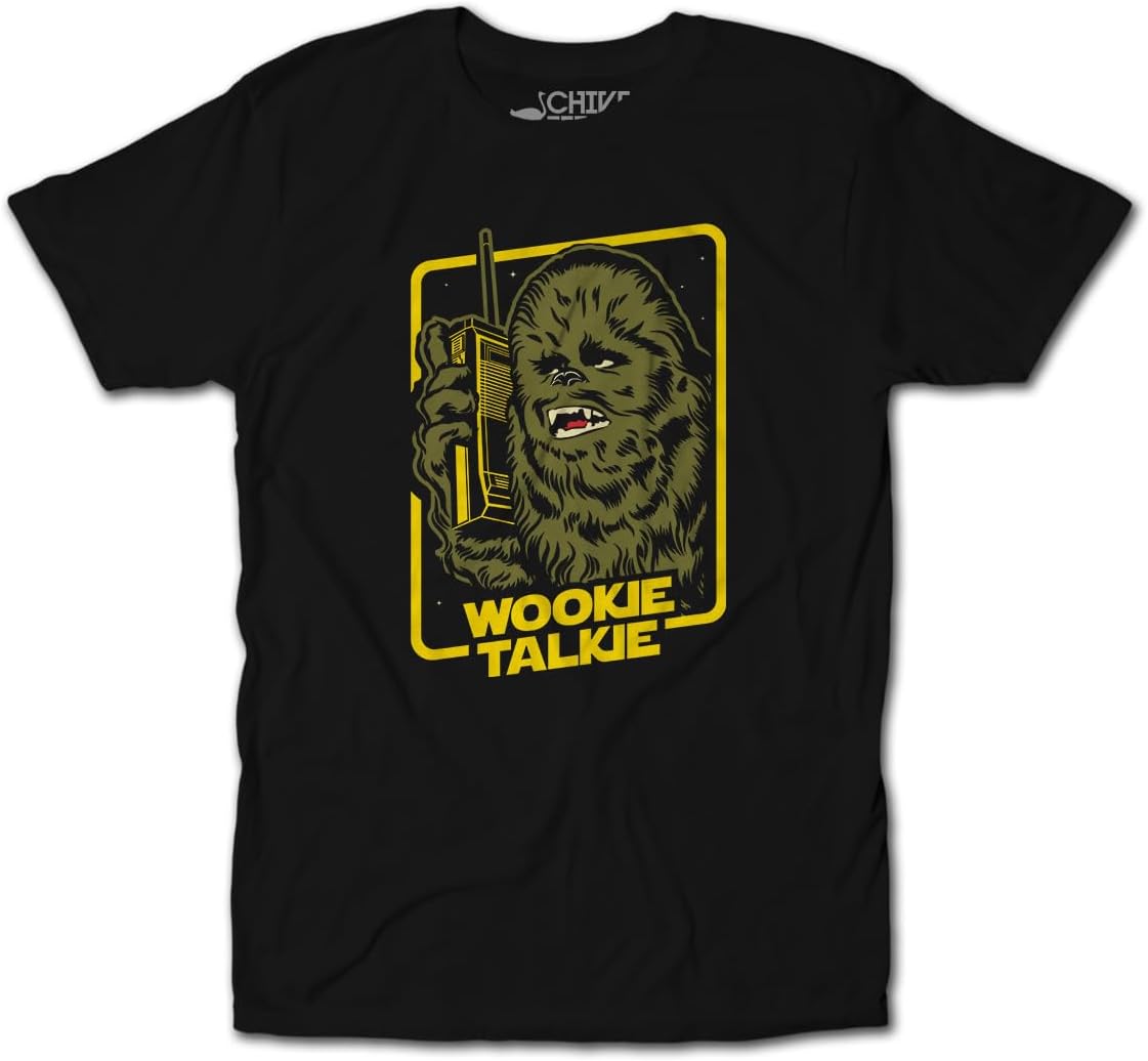 The Force Wookie Talkie T-Shirt – Funny Sci-Fi Pun Graphic Tee