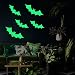 Creative Bats Skin Wall Sticker Window Decals Halloween Decoration Glow in the Dark, Home Decor Removable Art Mural Baby Nursery Room