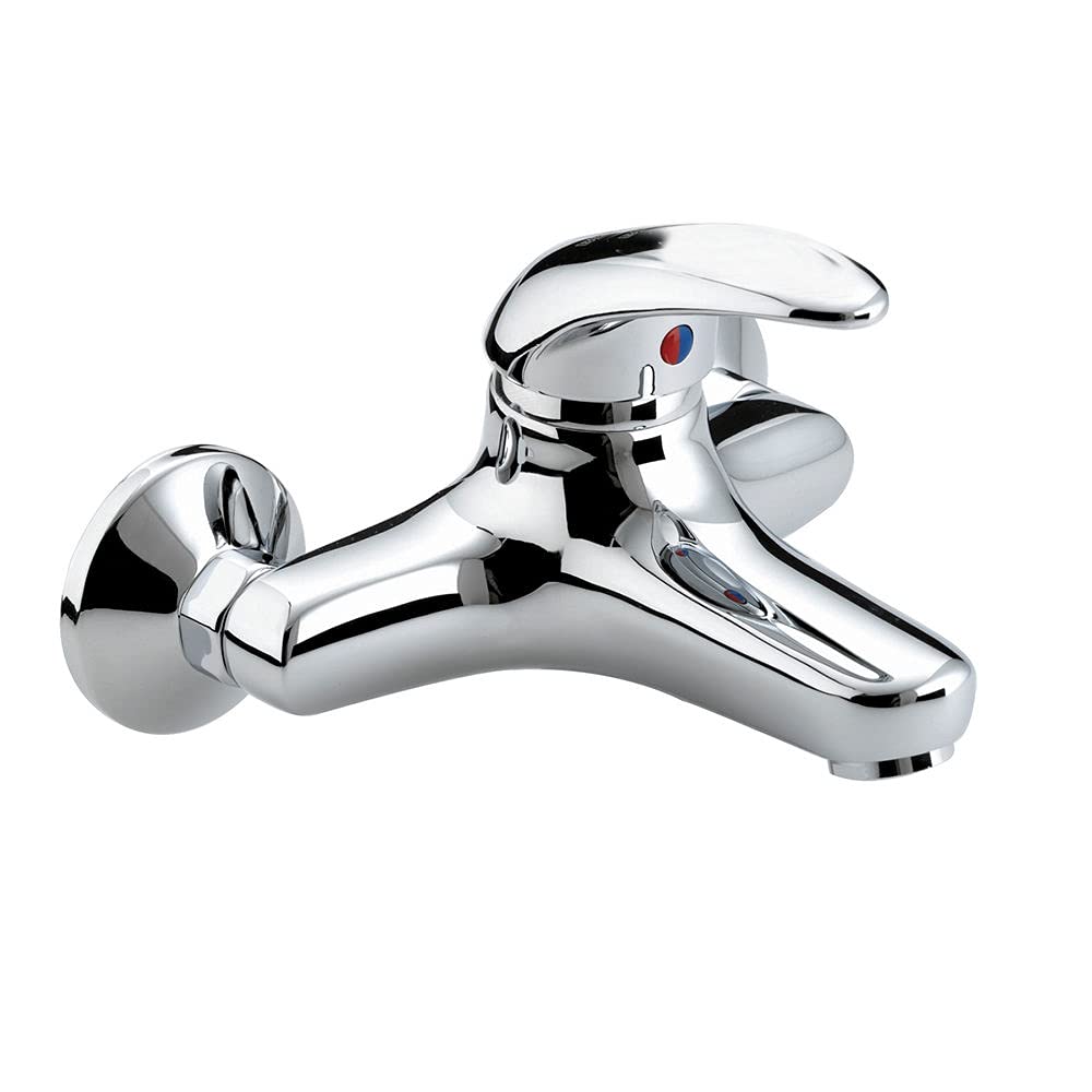 Home Store Chrome Wall Mounted Bath Filler Mixer Tap