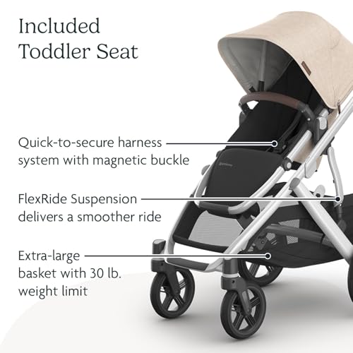image for UPPAbaby Vista V3 Stroller - Full-Size Single-to-Double Stroller Syste