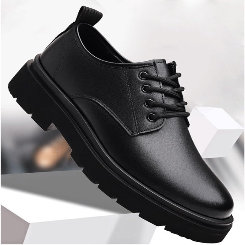 Men's Fashion Dress Sneakers Casual Walking Shoes Black Platform Business Casual Dress Shoes for Men Weddings Business Office Prom3