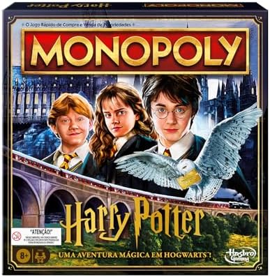 Hasbro Games, Jogo de Tabuleiro, Monopoly Harry Potter - Jogo par...