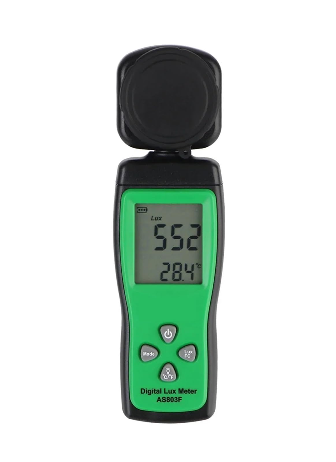 JVDDI Photometer Luxmeter Light Meter LCD Display 0-200000 Lux Test Digital Lux Meter Universal AS803F Illuminometer Smart Sensor