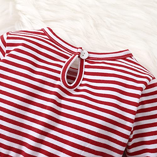 Kerstjurk voor babymeisjes, set voor meisjes, kerstjurk, tutu jurk, schattige eland, bedrukte feestjurk met hoofdband… - Image 8