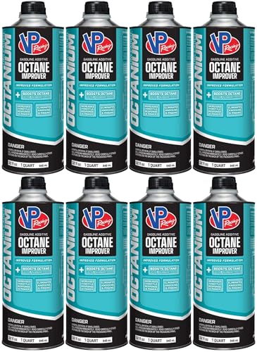 VP Racing 29505, Octanium Unleaded Octane Booster - Quart (8 Pack)