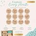 Kate & Milo Baby Monthly Milestone Marker Discs - Classic Cursive Script Wooden Discs with Reversible Photo Props for Baby Announcement and Milestones, Gender-Neutral Gift for Newborn Boy and Girl